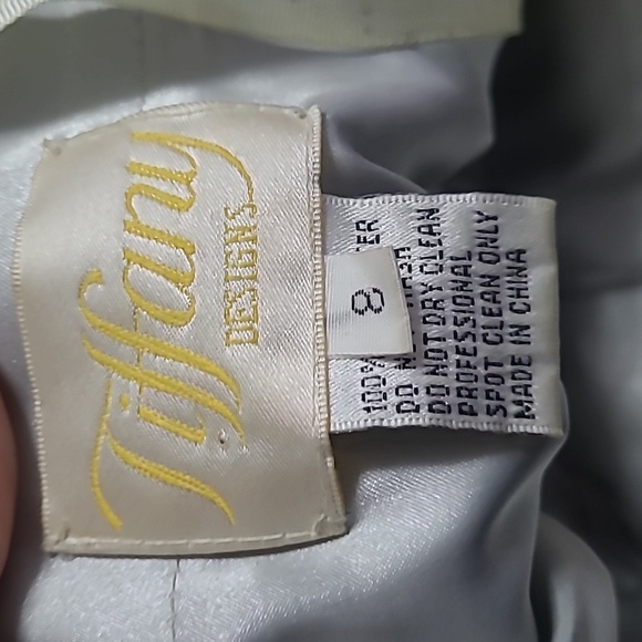 Tiffany's Designs baby blue beaded gown size 8 - Picture 9 of 14